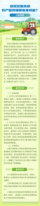 自然災害來襲，農戶如何保障自身權益？