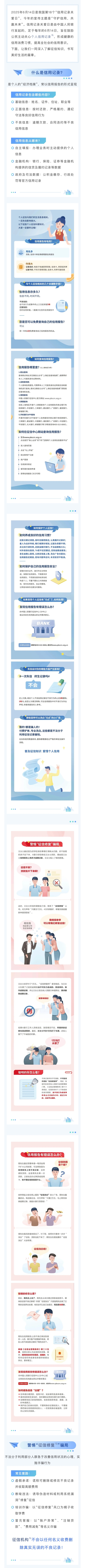 【守護信用，共贏未來】6·14信用記錄關(guān)愛日知識講堂